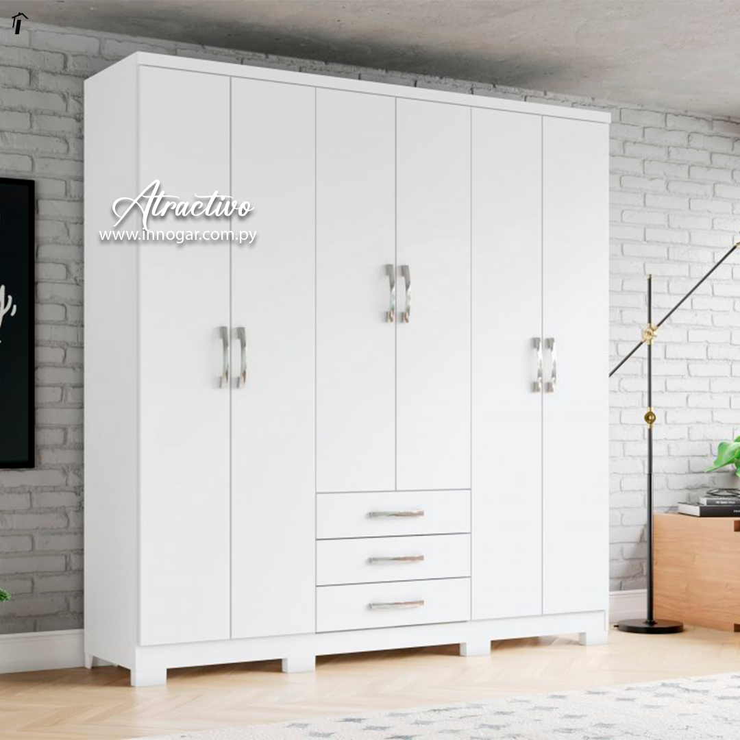 Ropero Atractivo Blanco Blanco