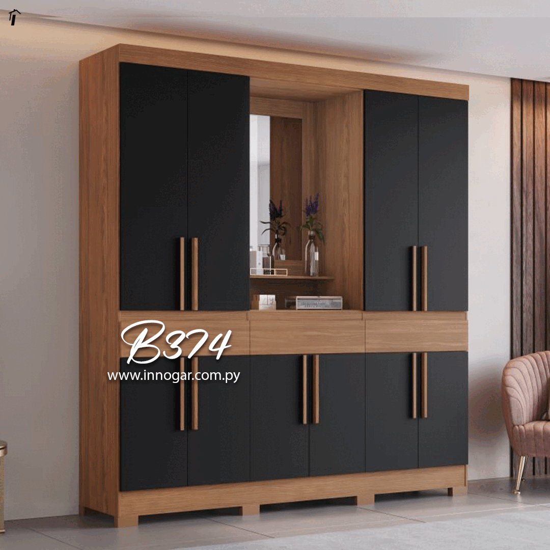 Ropero B374 Freijo Negro