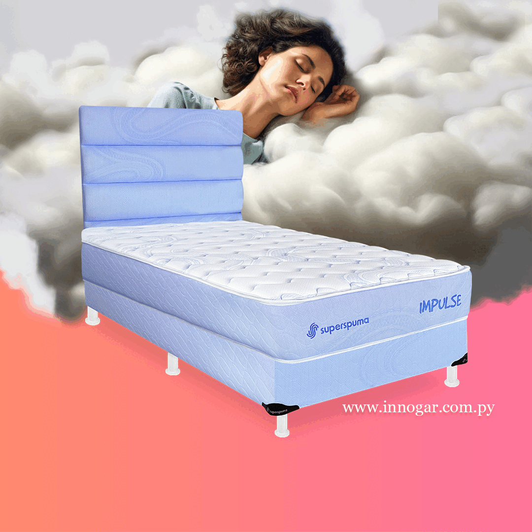 Cama Impulse Azul 1,20