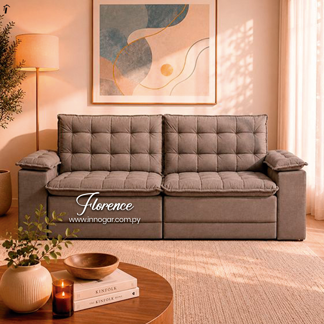Sofa Retractil Florence Gris