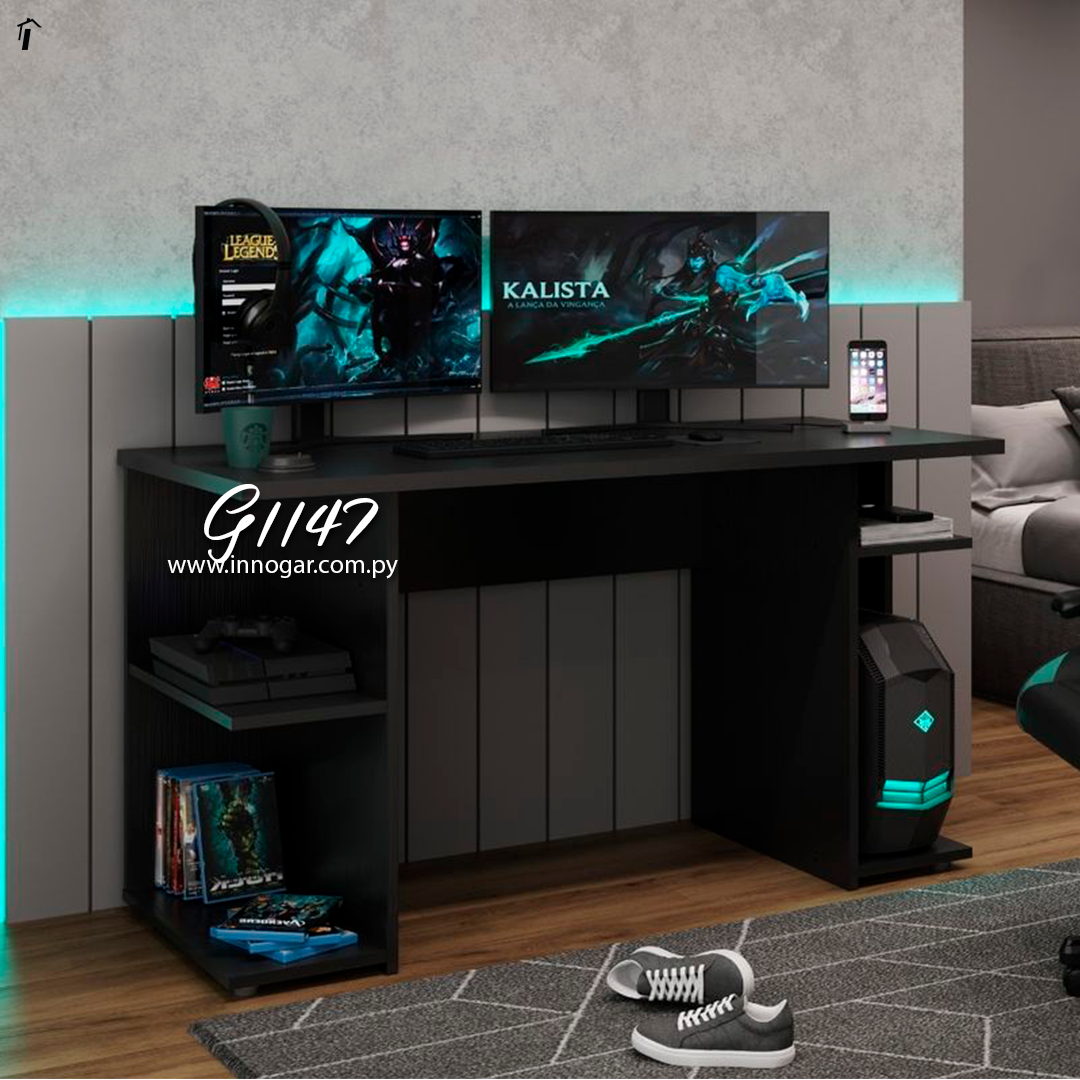 Escritorio Gamer 1147 Negro 