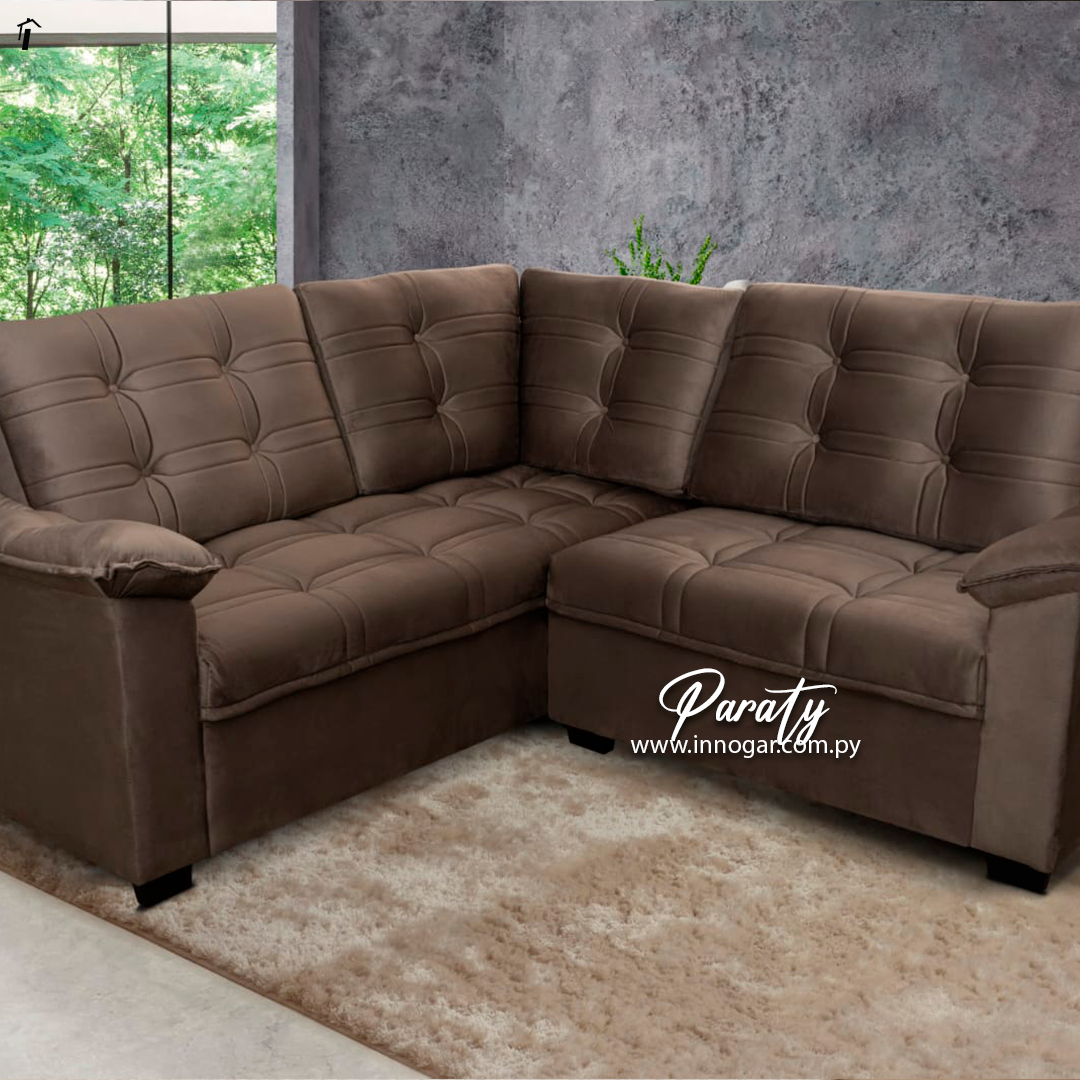 Sofa Hellen Paraty Marron Boucle 