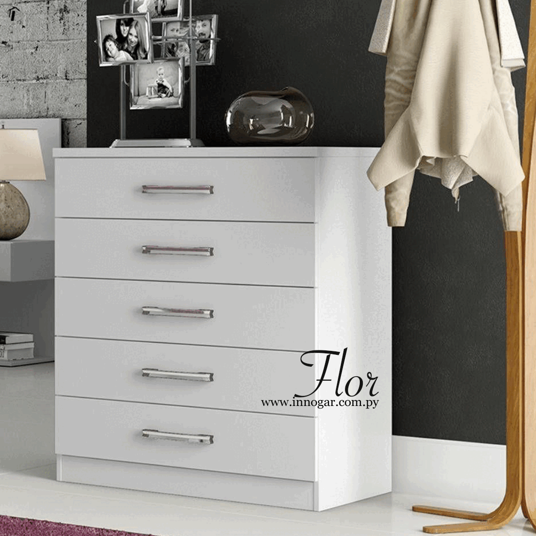 Comoda Flor de Lis / Blanco