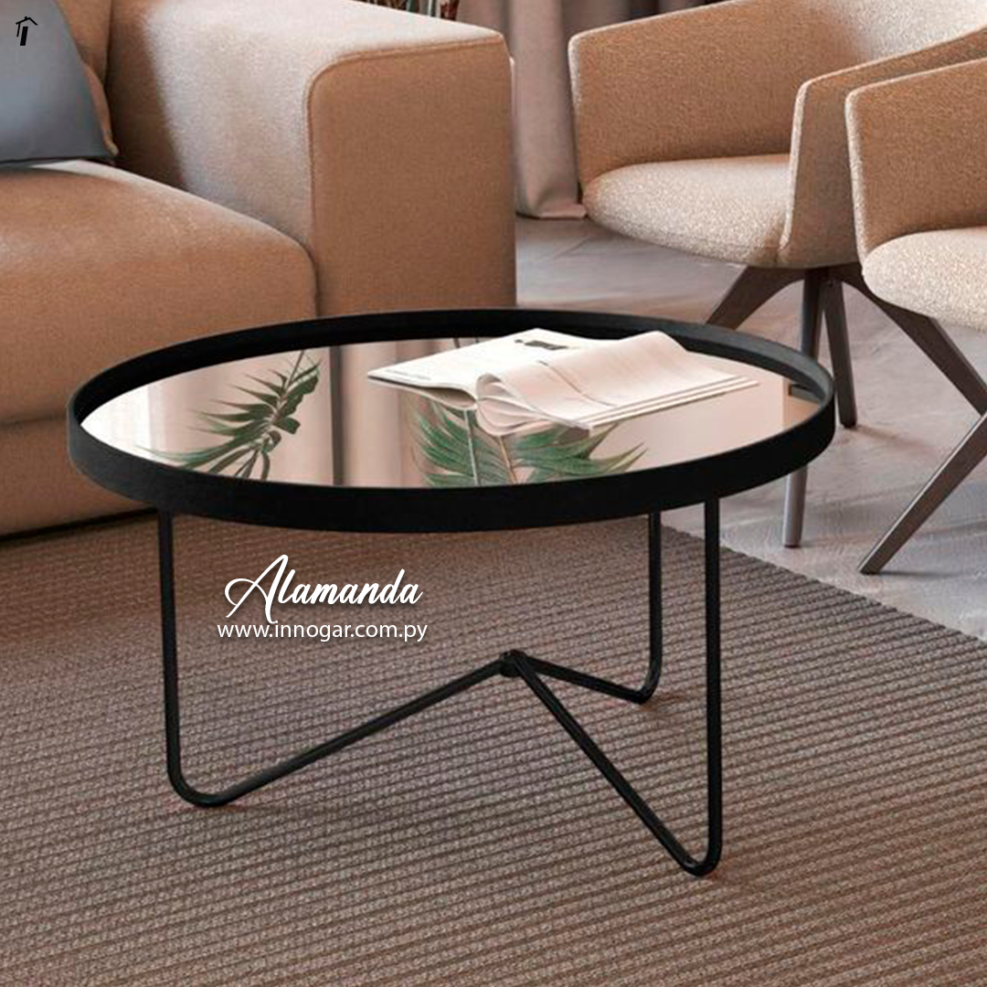 Mesa Centro Alamanda Negro