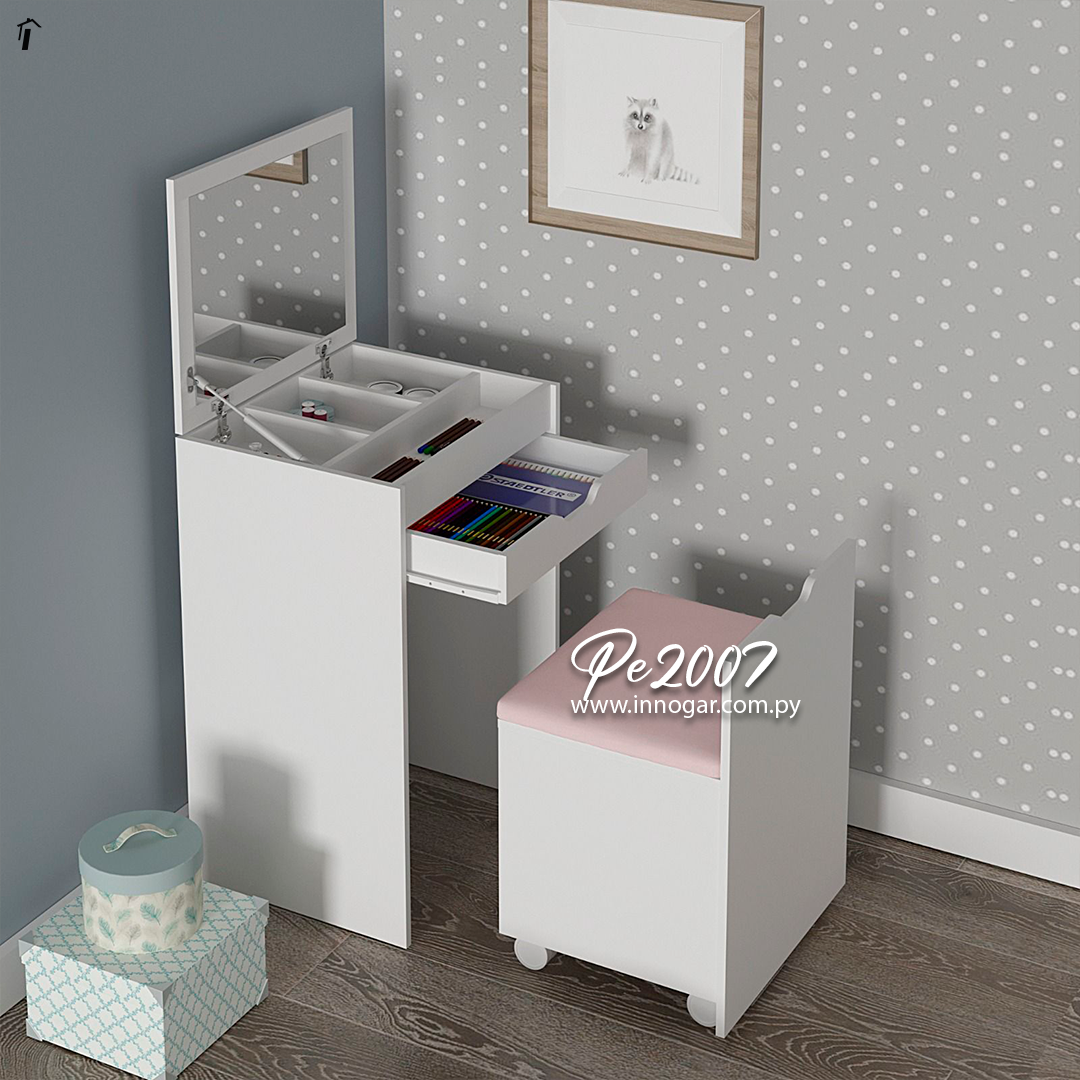 Tocador PE2007 Blanco Rosa 