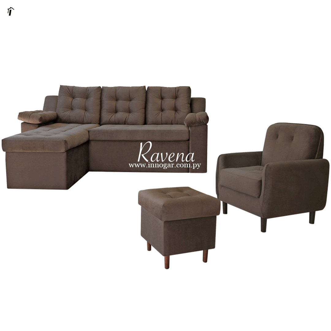 Sofá Ravena / Marron