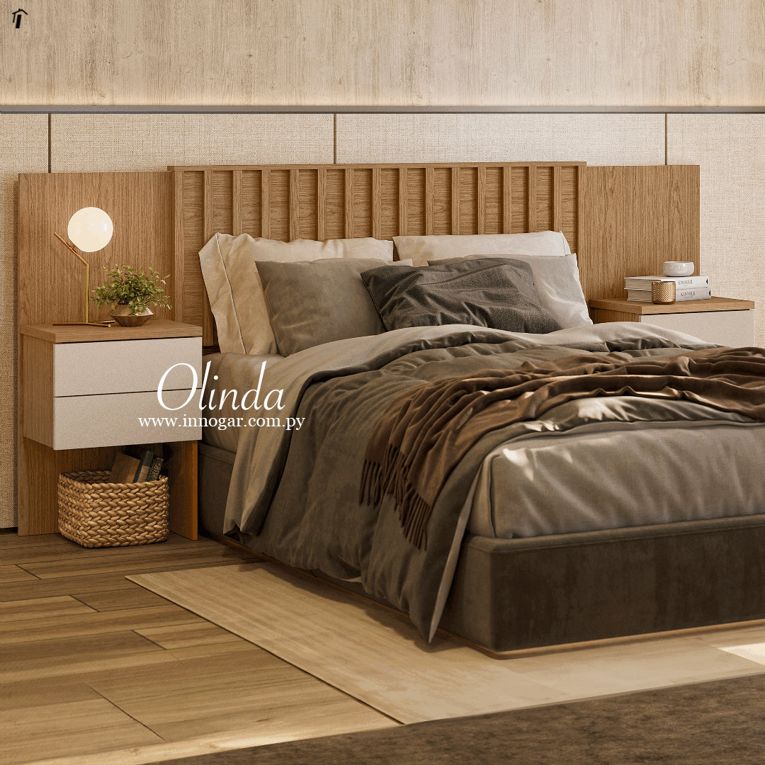 Cabecera Olinda / Jatoba Fendi Matallic