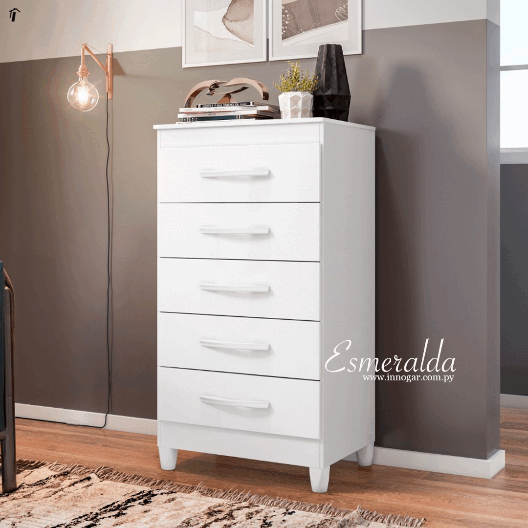 Cómoda Esmeralda / Blanco