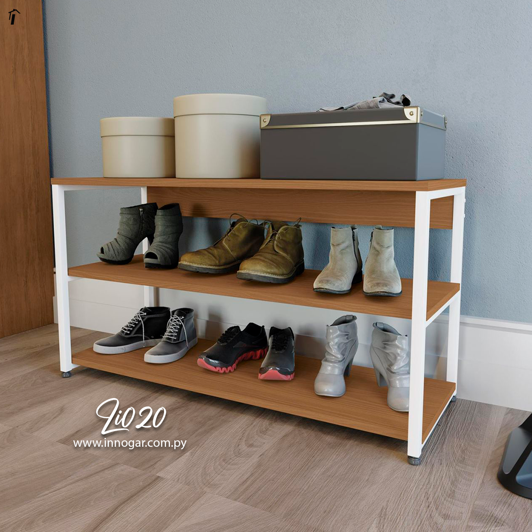 Zapatera L1020 Canela Blanco 