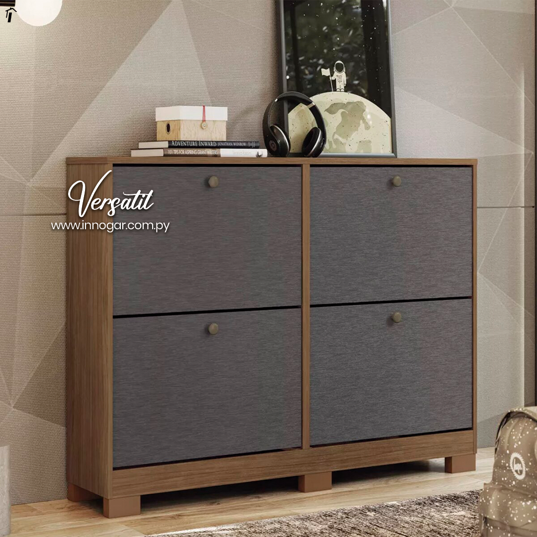 Zapatera Versatil 4P Jatoba Grafito 