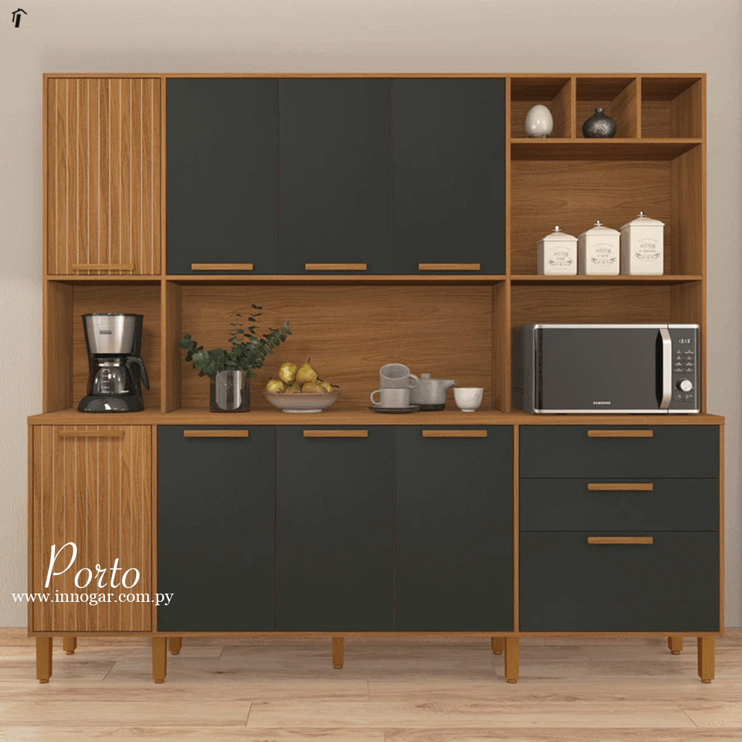 Kit Cocina Porto / Freijo Plomo