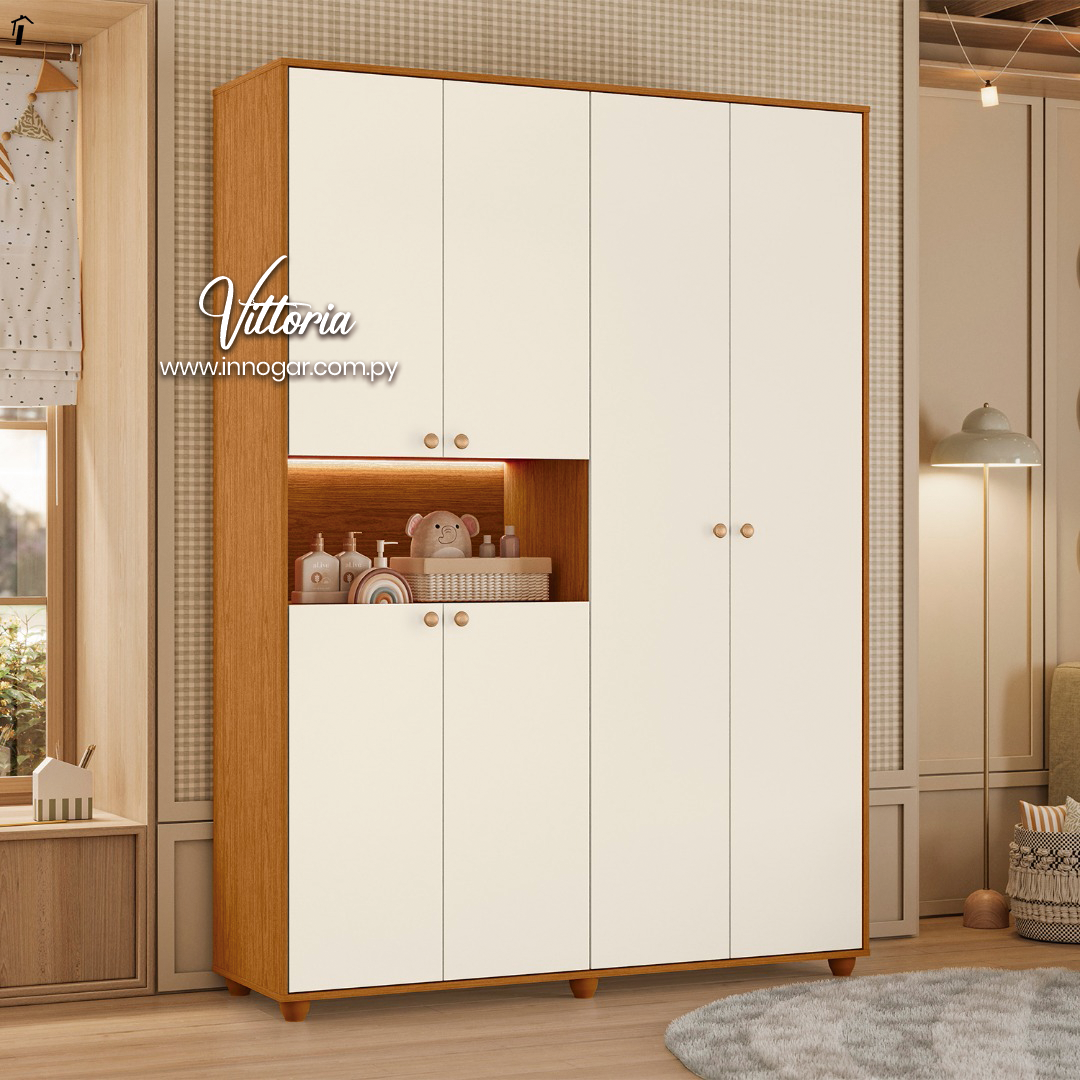 Ropero Vittoria Cinamomo Off White 