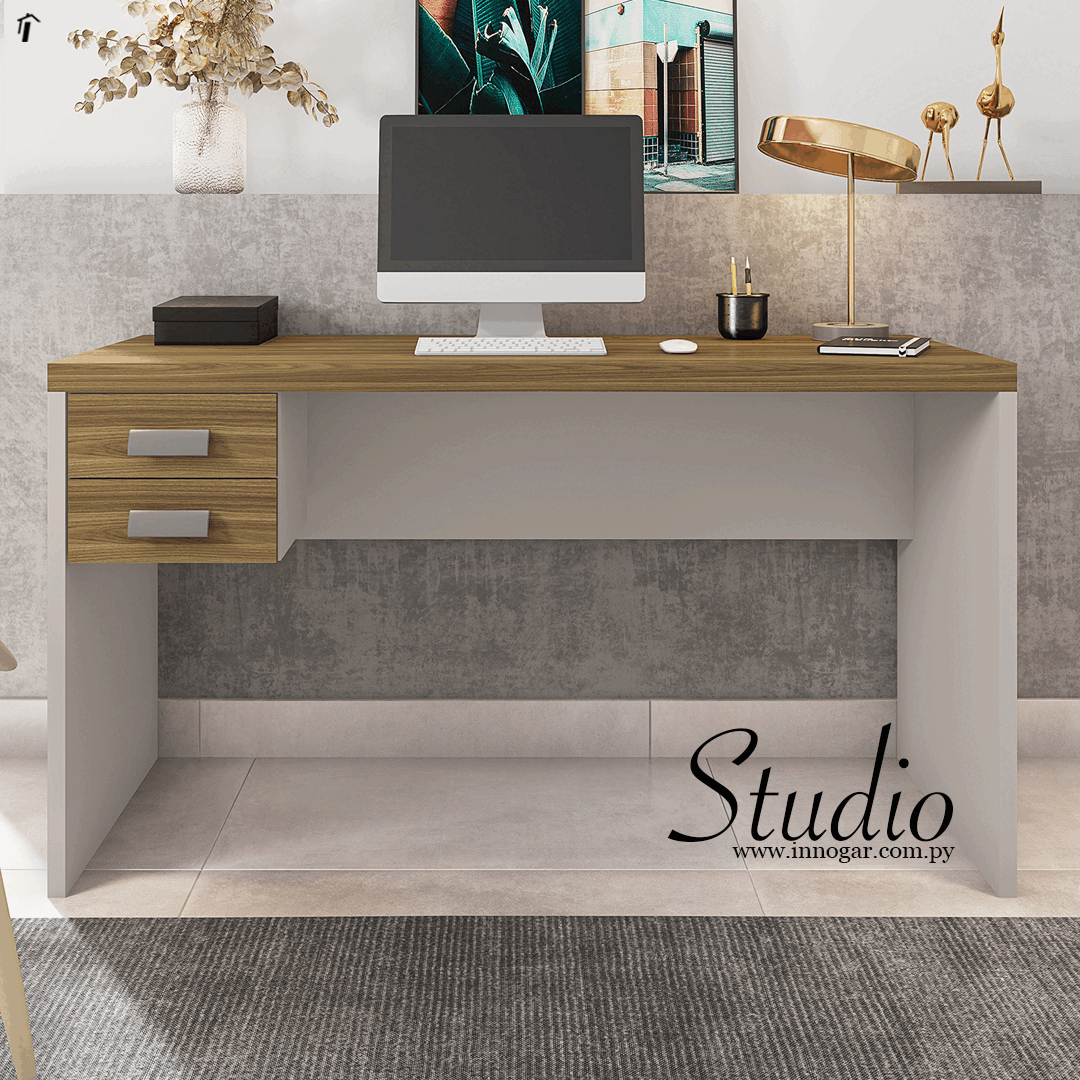 Escritorio Studio 1300 / Lamina Mel Cacao
