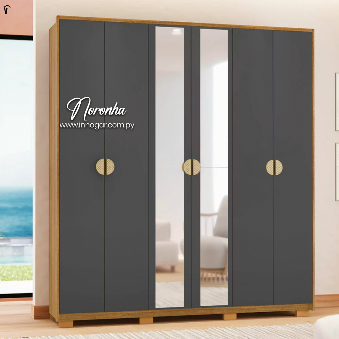 Ropero Noronha 6P Imbuia Fendi 