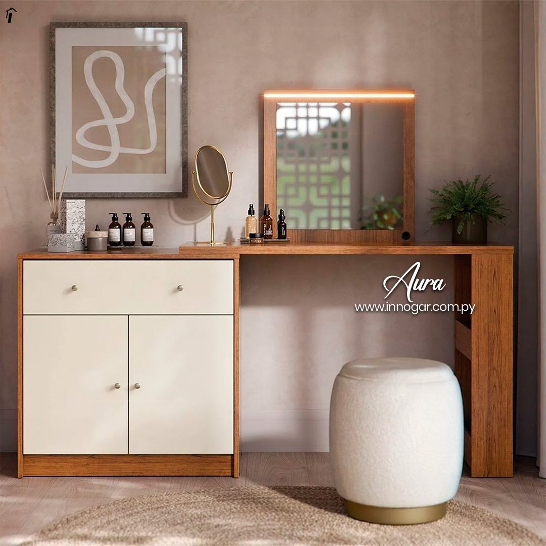 Tocador Camarin Aura Cinamomo Off White