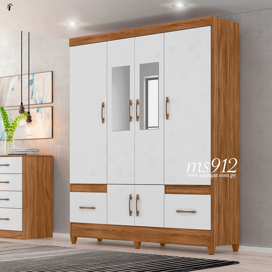 Ropero MS912 - Nature / Blanco