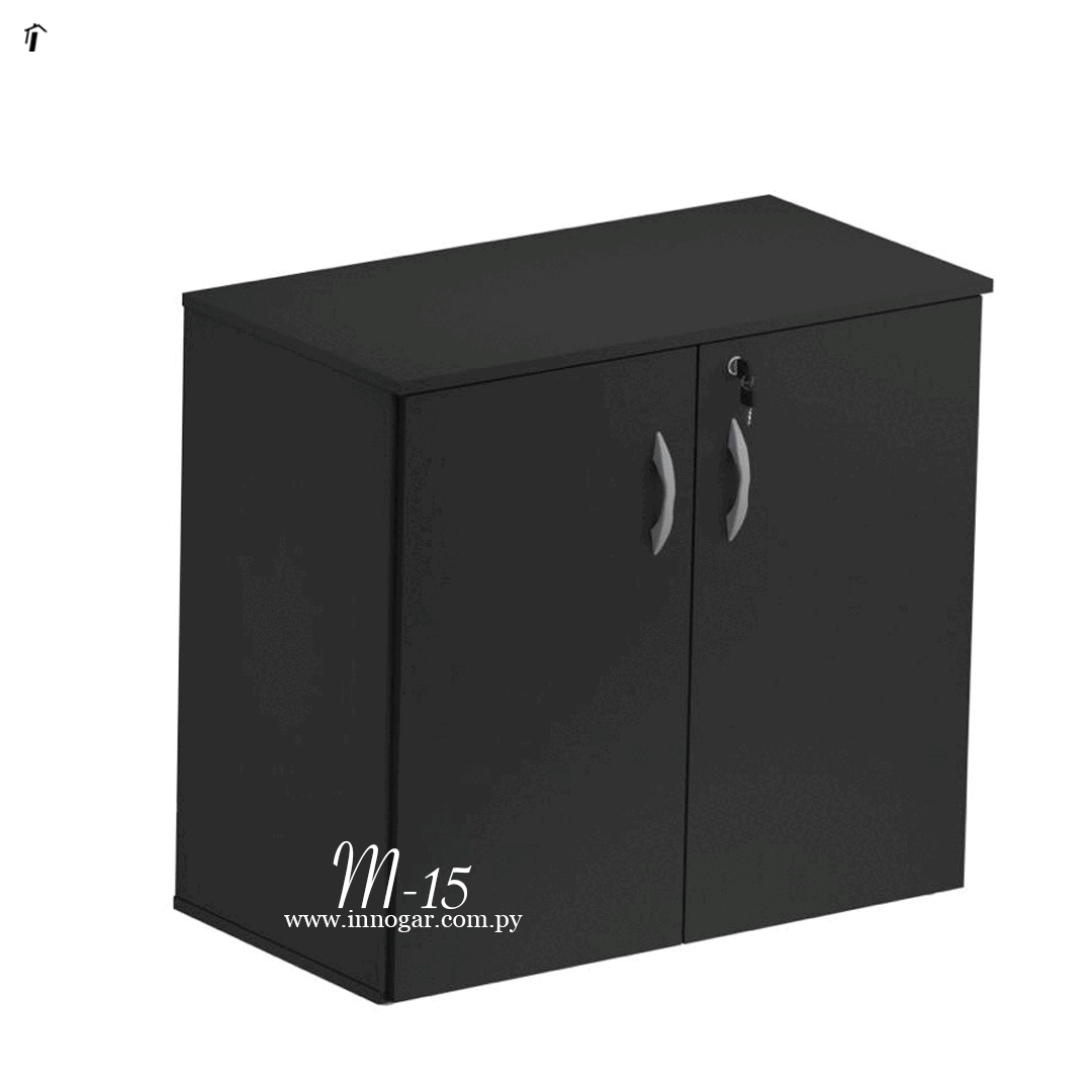 Armario bajo M15 / Negro