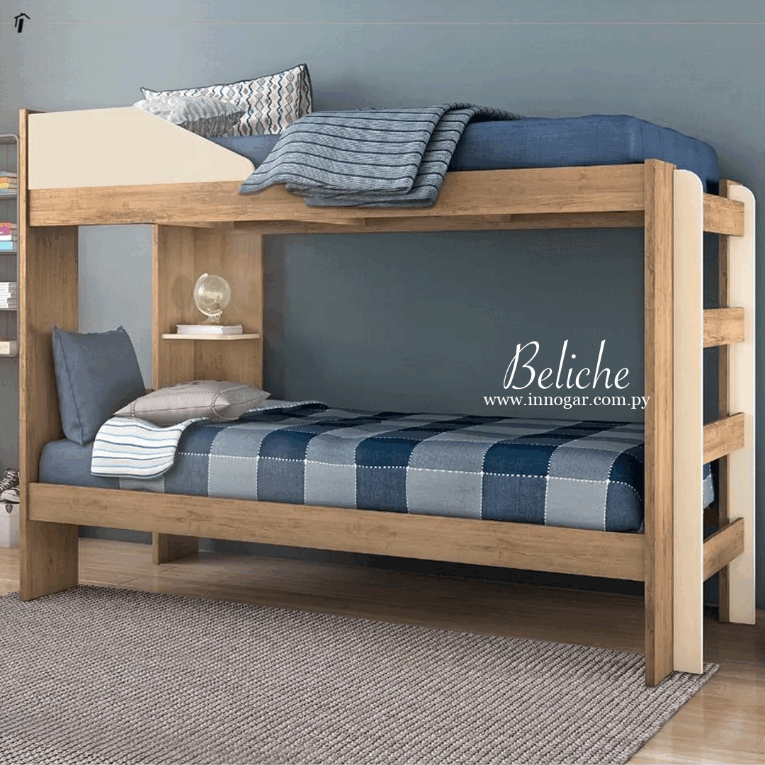 Cama Beliche Indy / Amêndoa