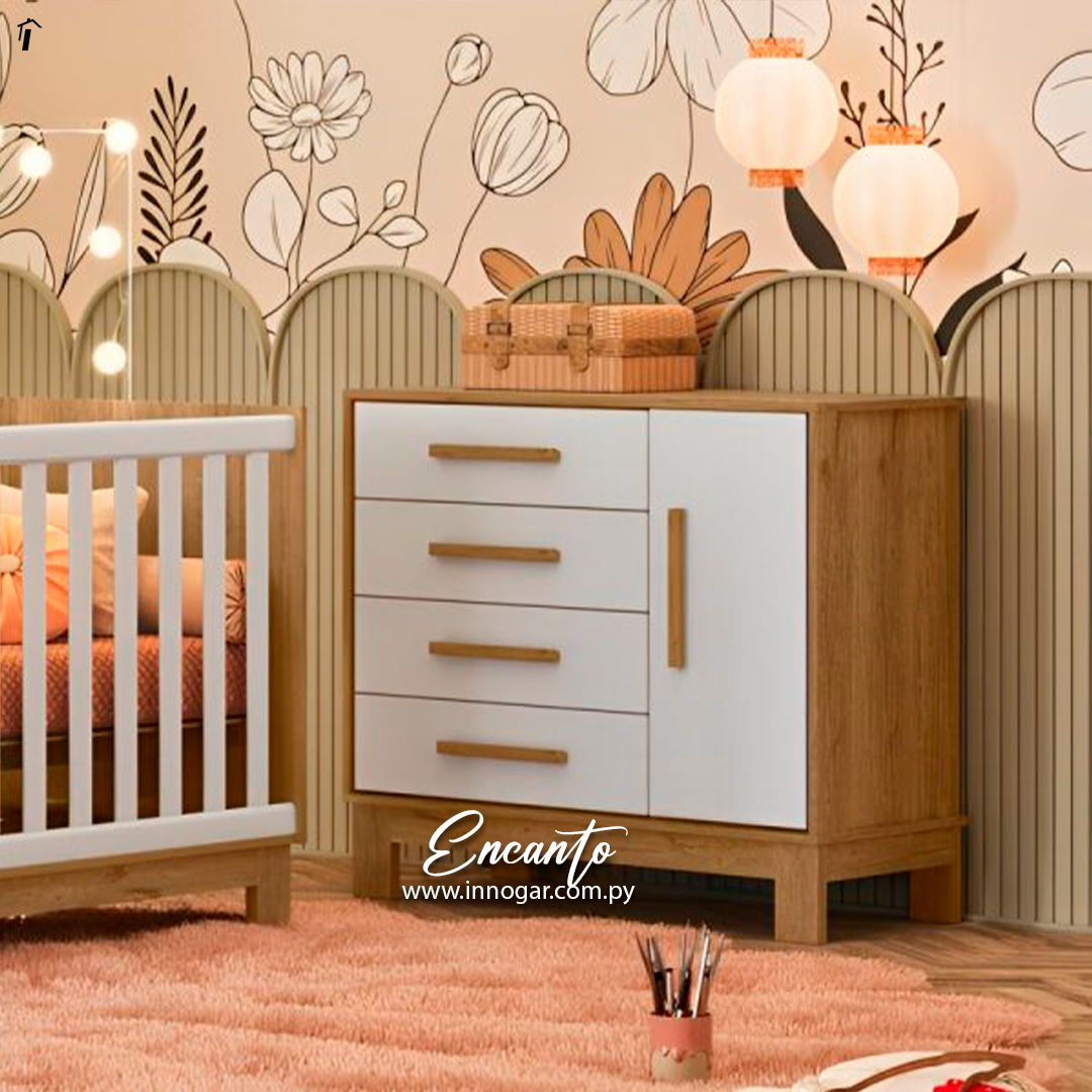 Cómoda Zapatera Encanto Freijo Off White