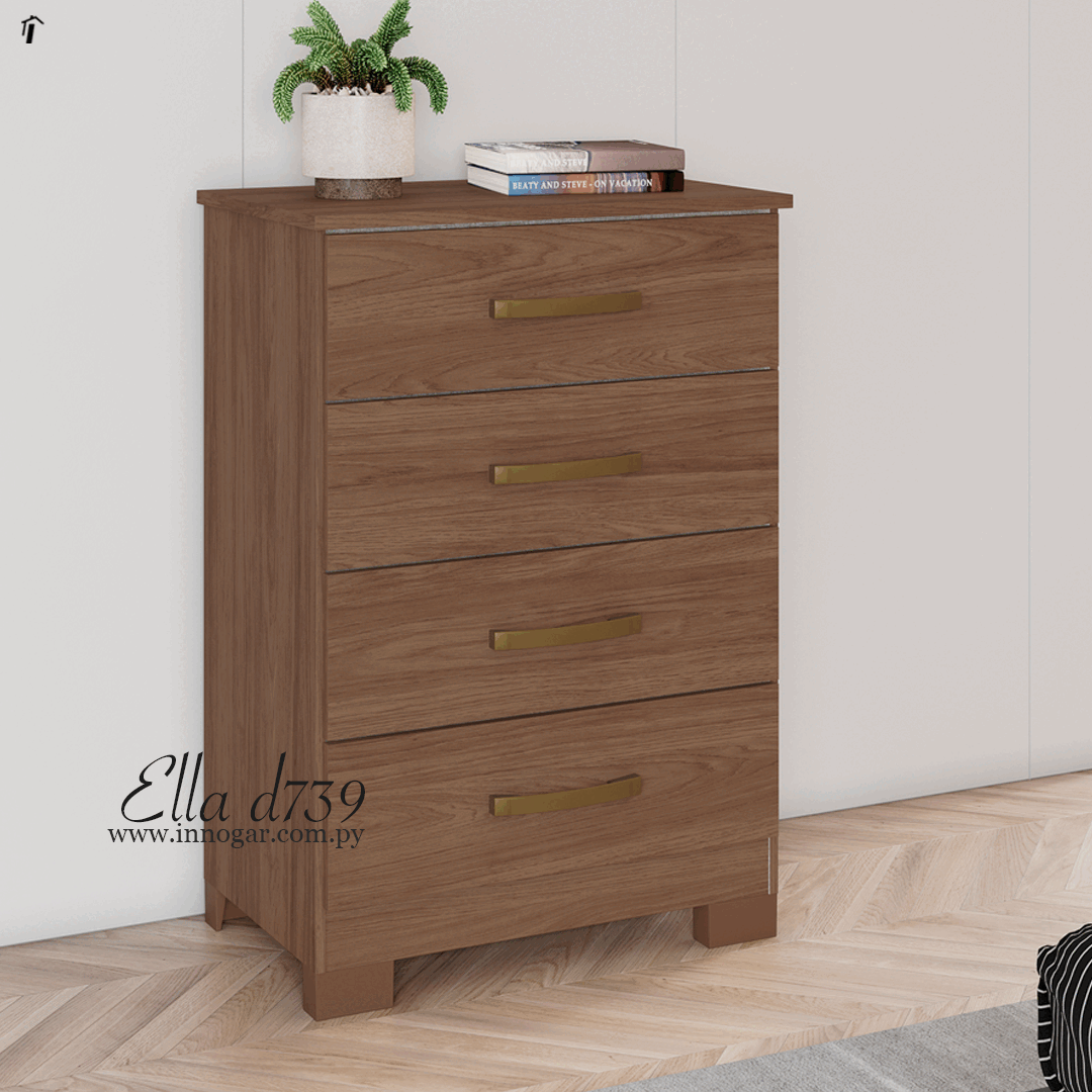 Cómoda Ella D739 / Castaño