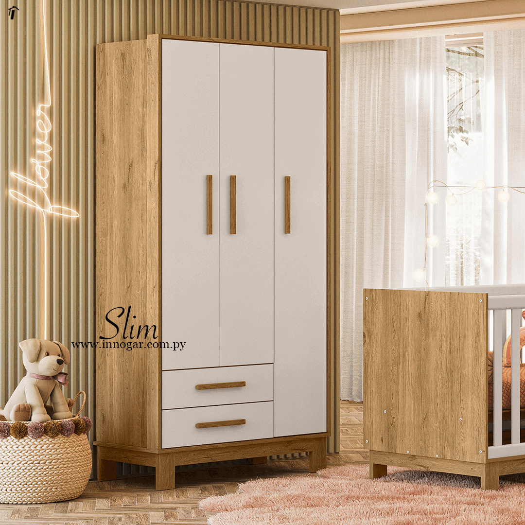 Ropero Slim / Freijo Blanco