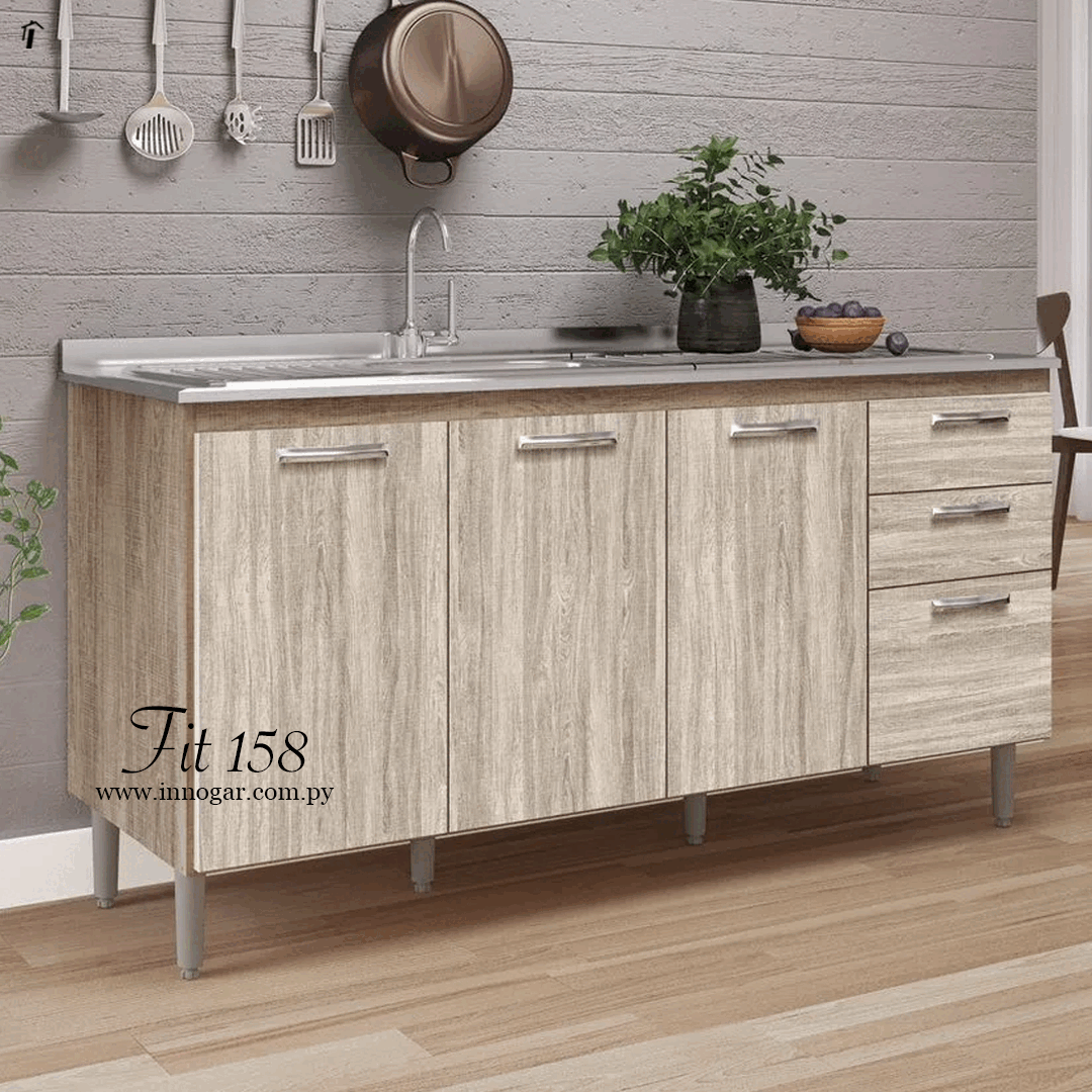 Balcón Fit 158 / Roble Rustico