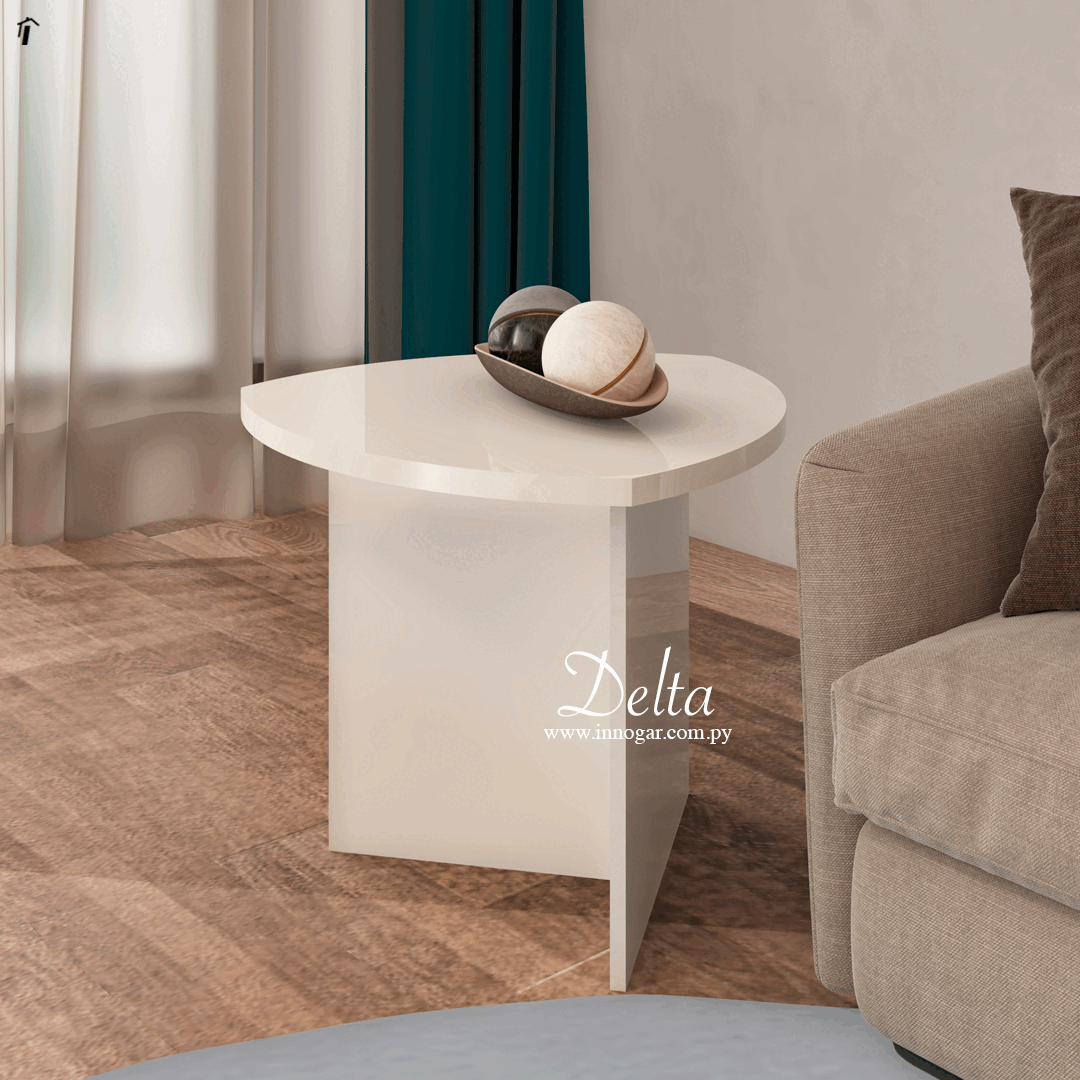 Mesa Lateral Delta / Blanco