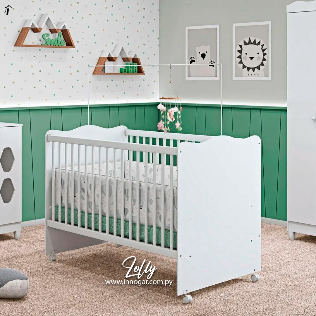 Cuna mini cama Lolly Blanco Blanco