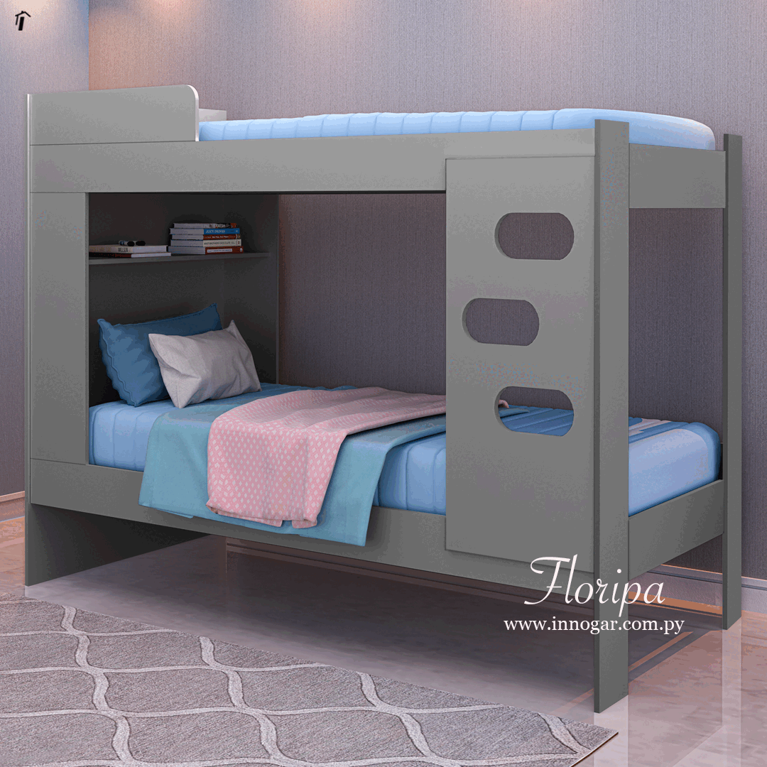 Cama Beliche Floripa / Gris