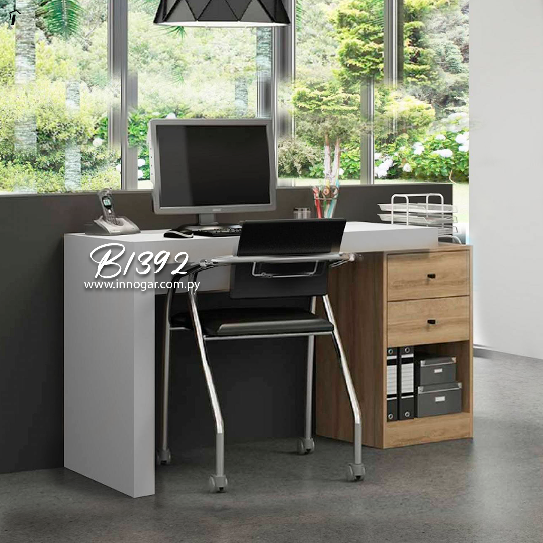 Escritorio Bertolini 1392 Blanco Noce 