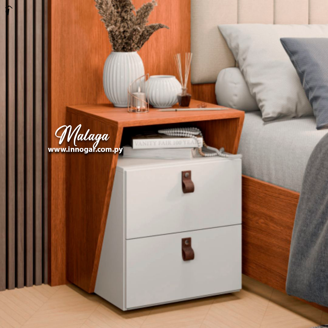 Mesa de Luz Malaga Cinamomo Blanco