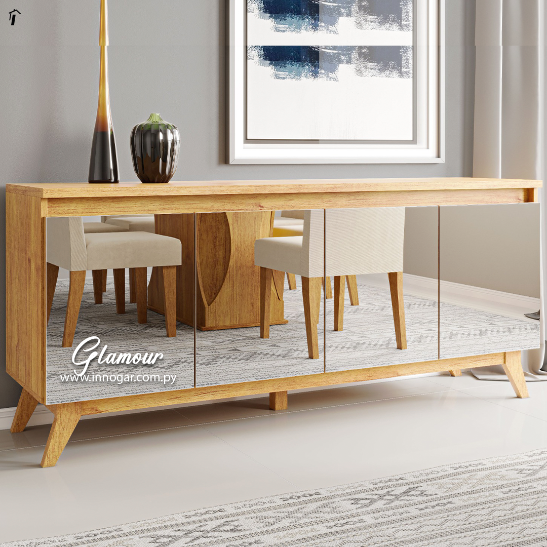 Buffet Glamour con espejos Carvalho 