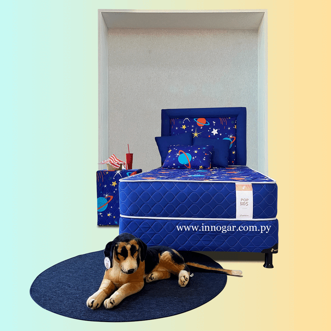 Cama Pop Kids Azul 1,00