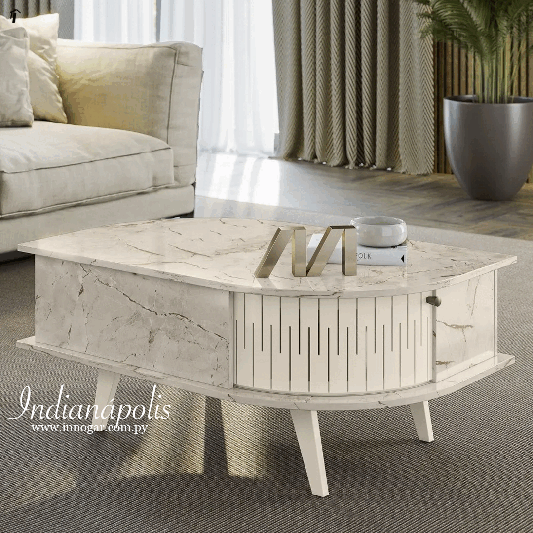 Mesa Centro Indianápolis / Calacata Off White