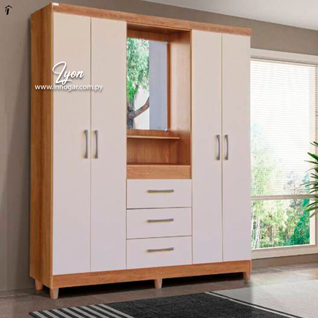 Ropero Capelinha Lyon Cedro Areia 