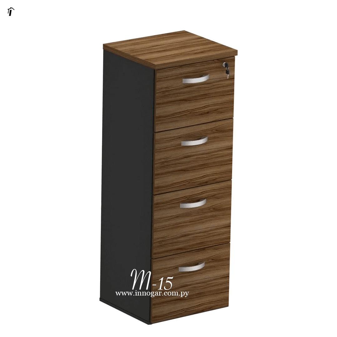 Archivo 4 Cajones M25 / Nogal Negro