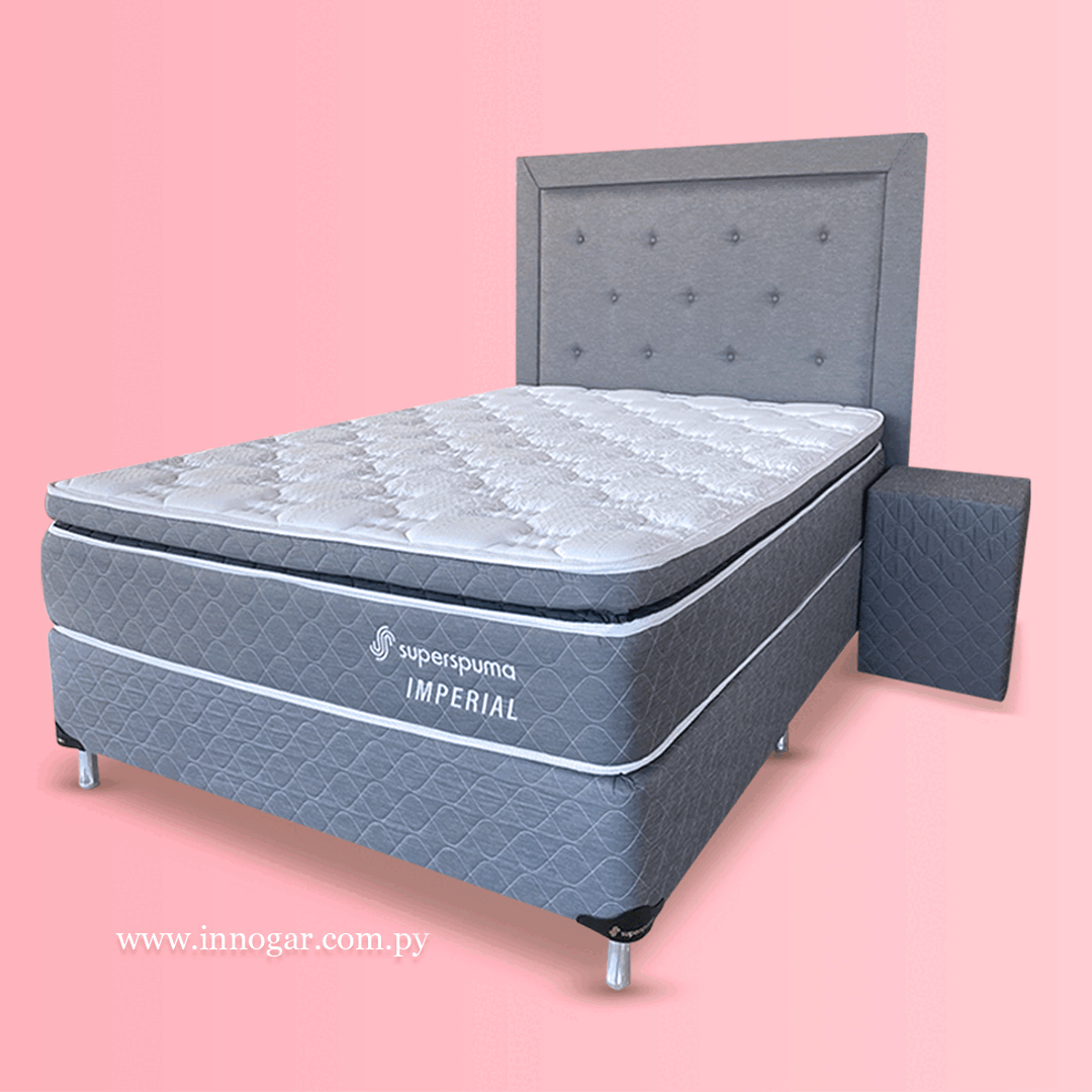 Cama Imperial Gris 1,60