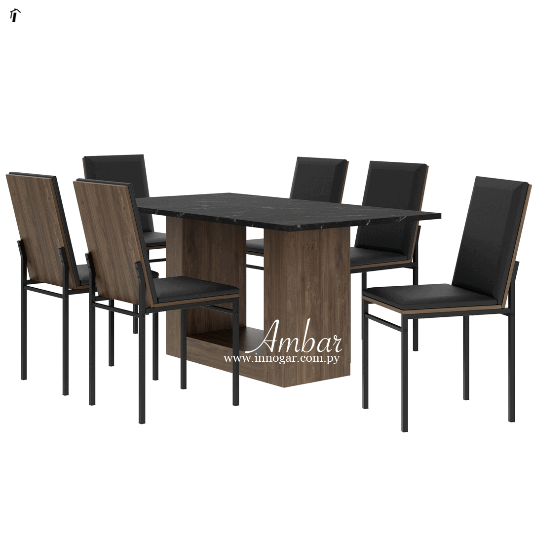 Mesa Portátil Para Cama/Sofá Madera Negra ML-DESIGN