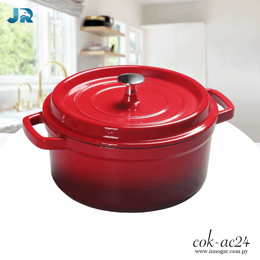 Olla de hierro / Cok-ac24 24cm Rojo