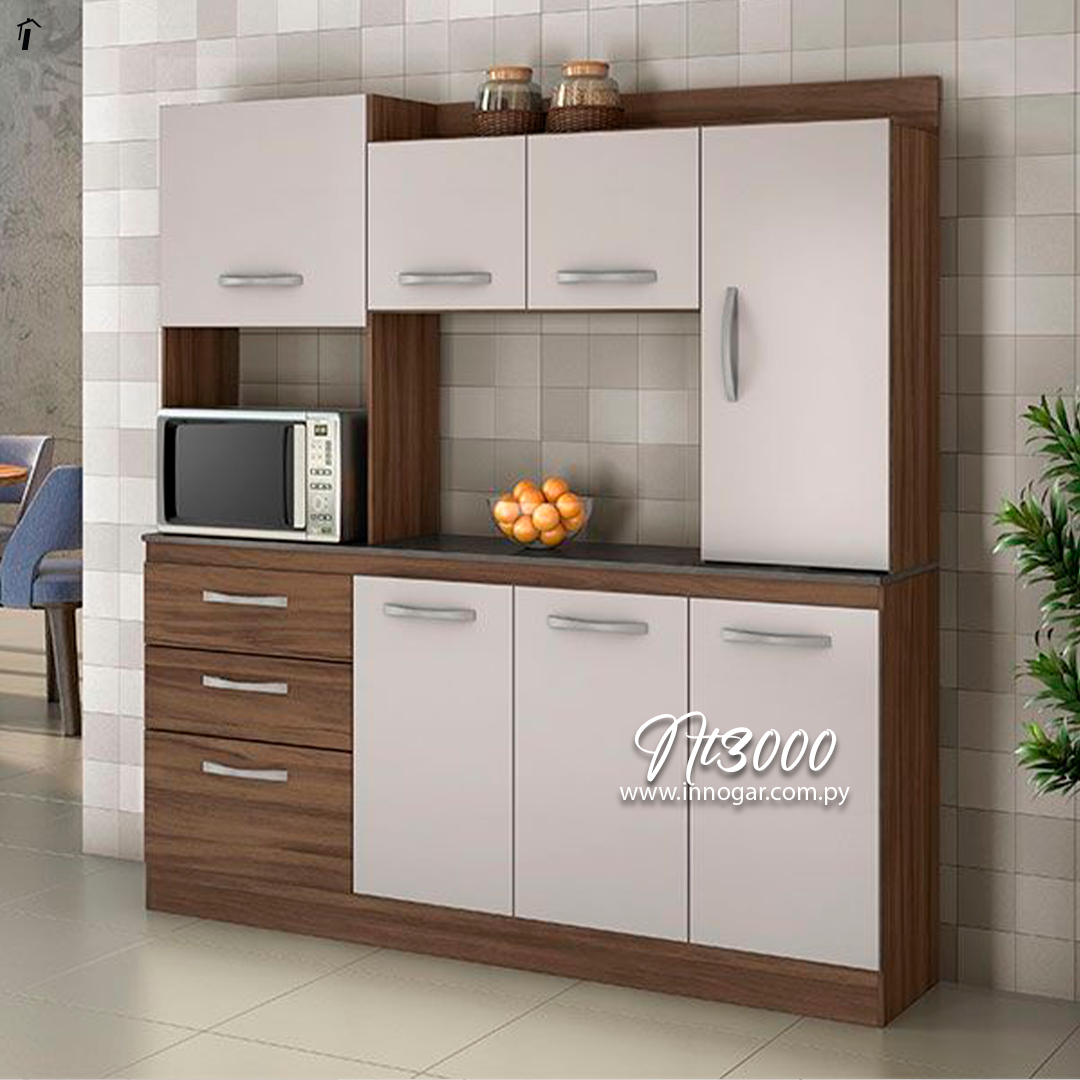 Kit Cocina NT3000 Nogueira Off White 