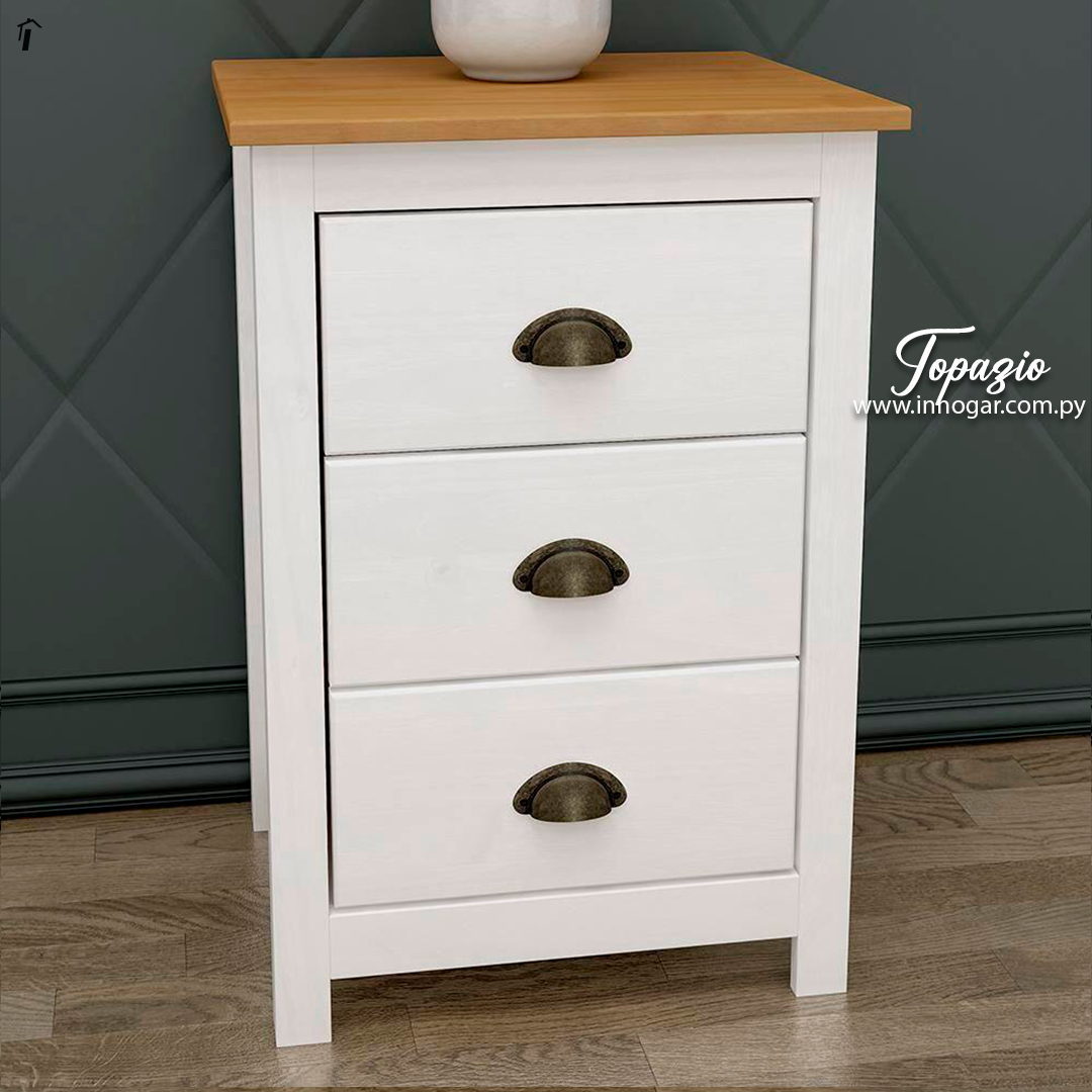 Mesa de Luz Topazio 3C Blanco Freijo 