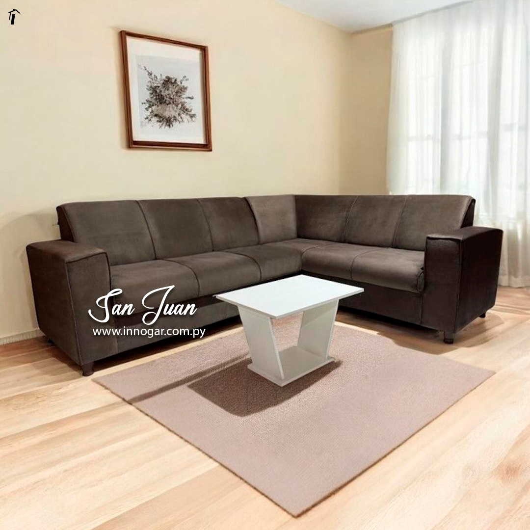 Sofa esquinero San Juan Marron 