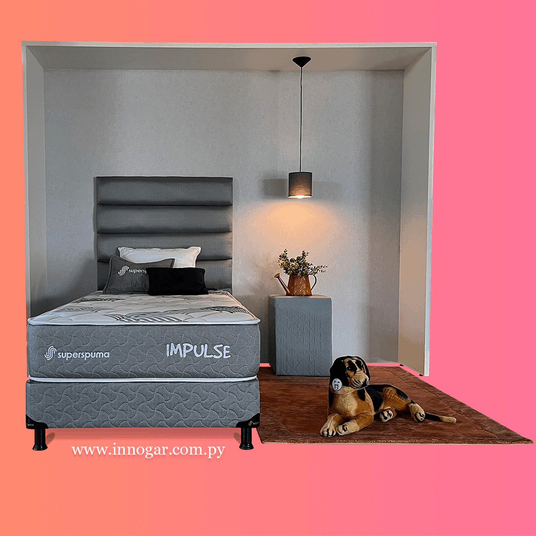 Cama Impulse Gris 1,20