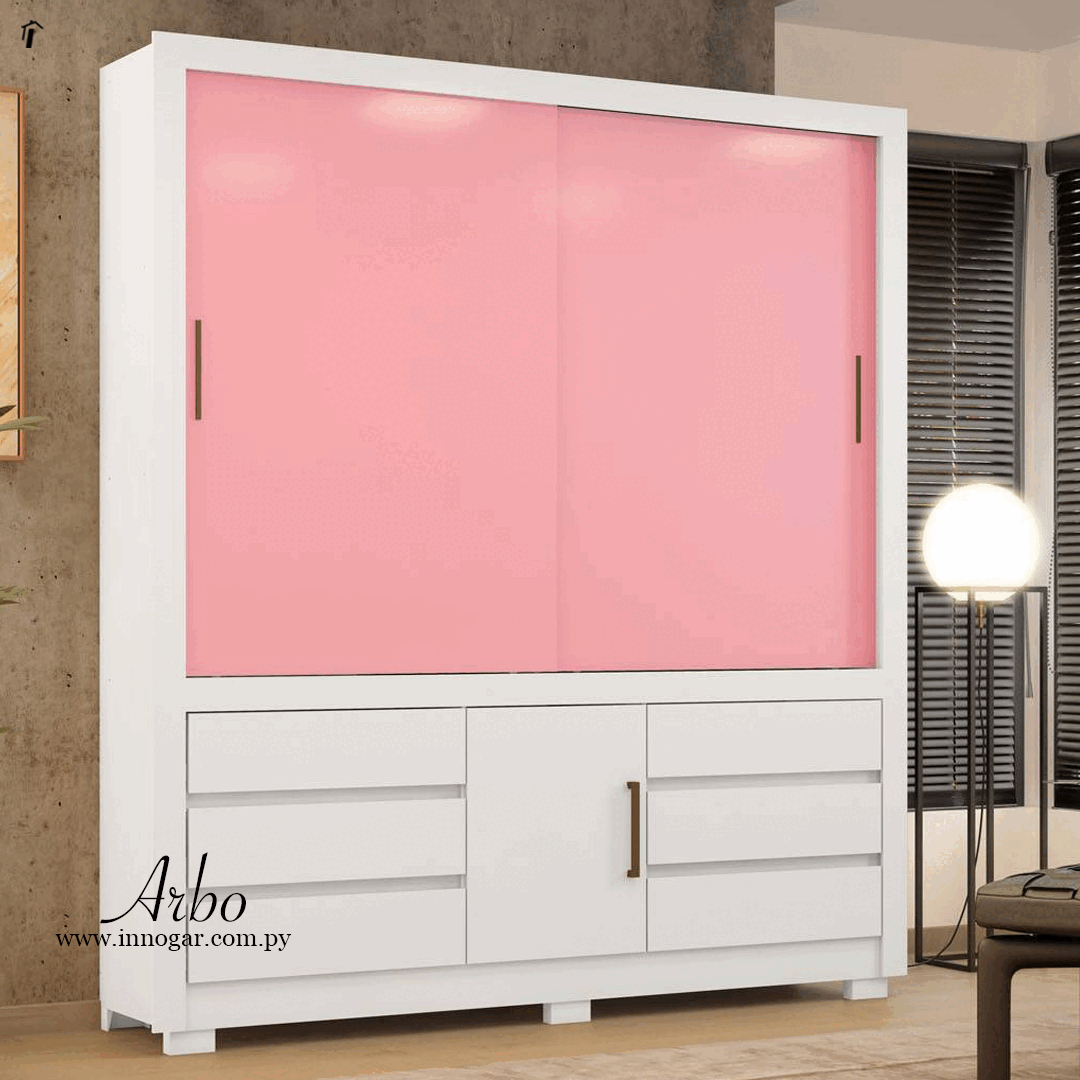 Ropero Arbo / Blanco Rosa