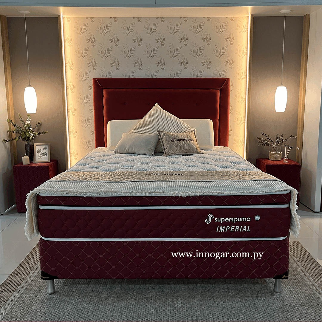 Cama Imperial Bordo 1,40