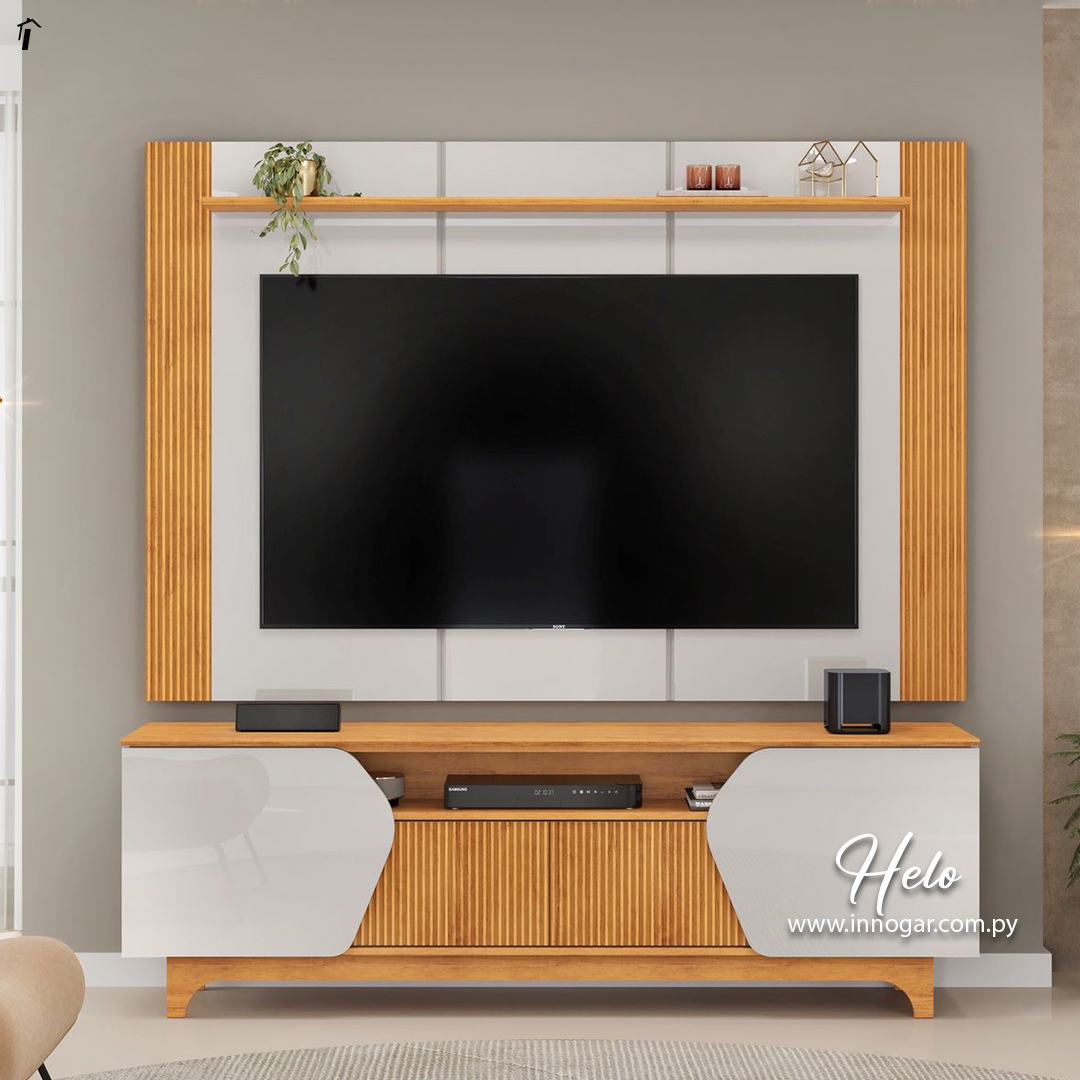 Panel y Rack Helo Off White