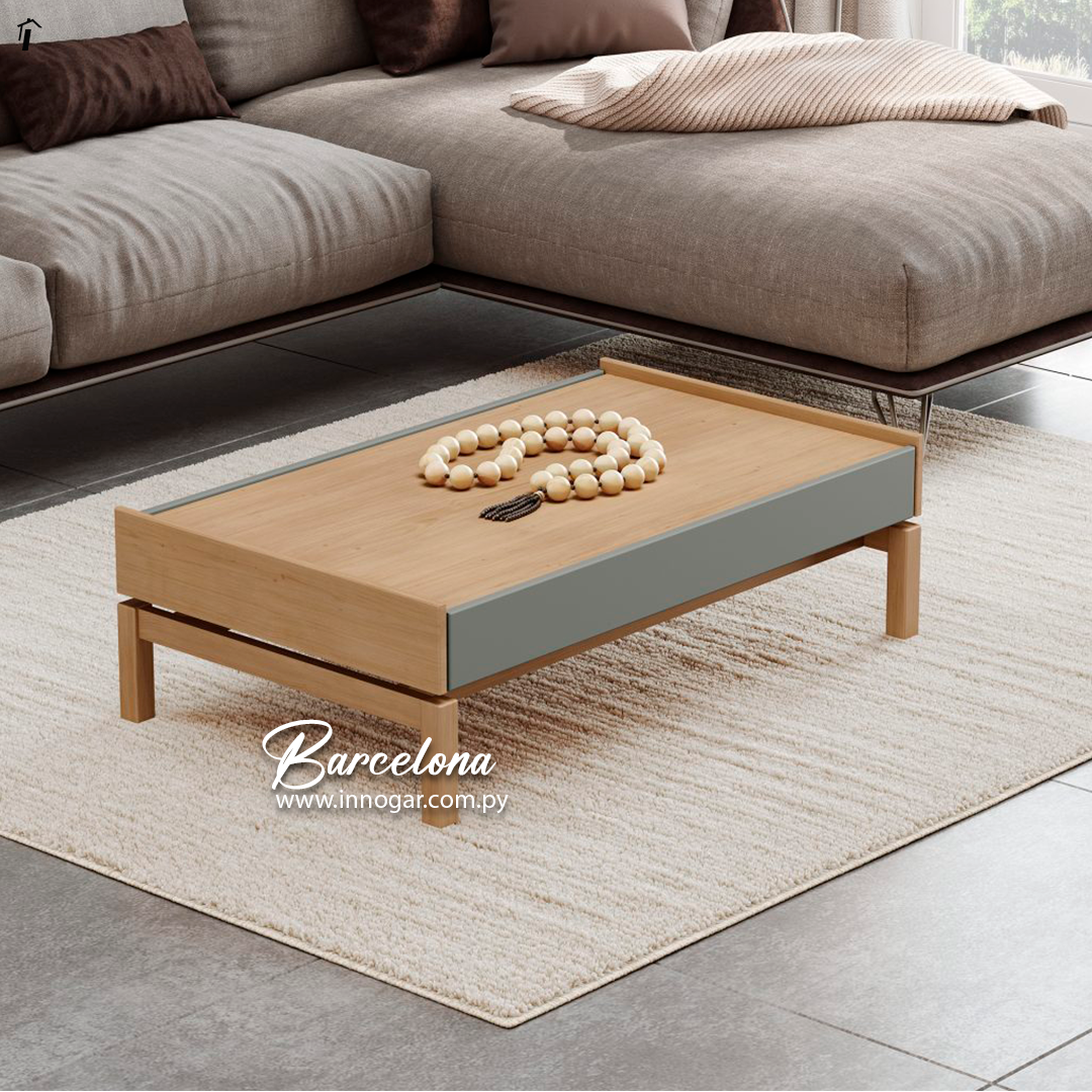 Mesa Centro Barcelona Oak Ferrolack