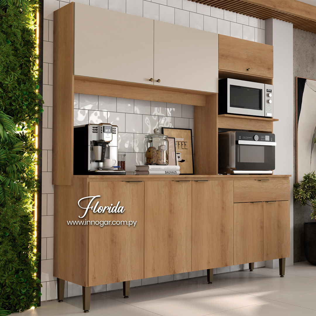 Kit de Cocina Florida Capuccino Off White 