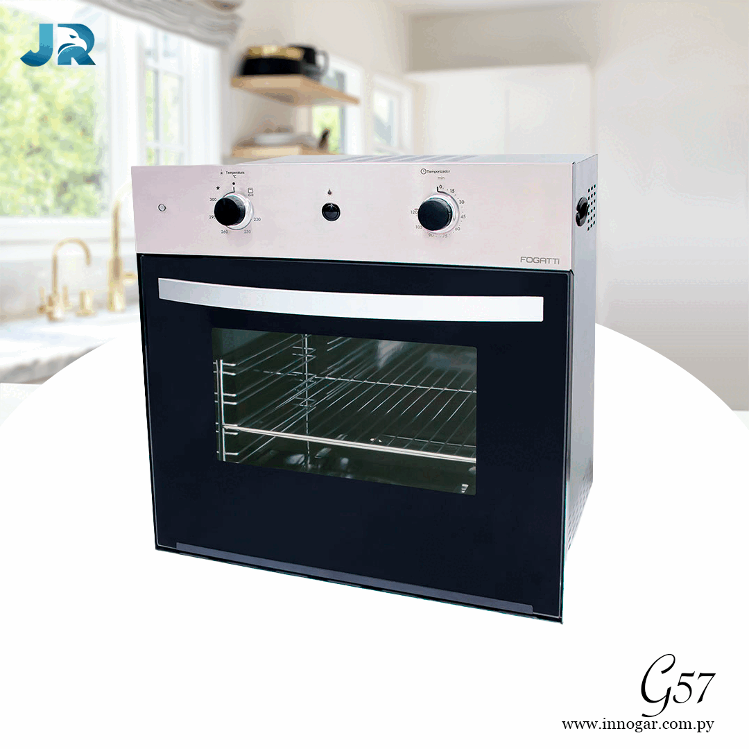 Horno de empotrar G57 / 57L a Gas con Grill Inox