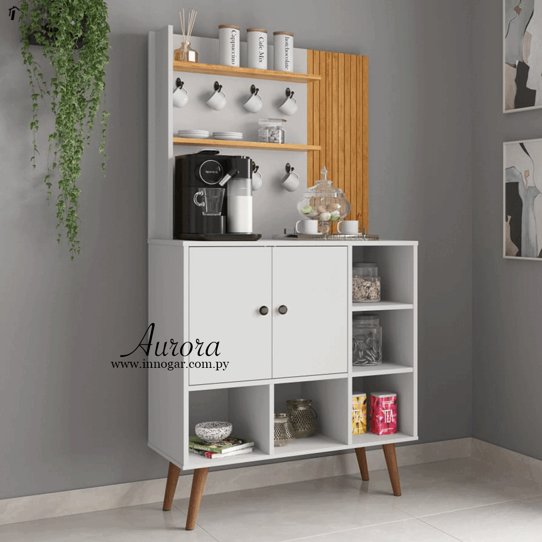 Rincón del café Aurora / Blanco Cinamomo